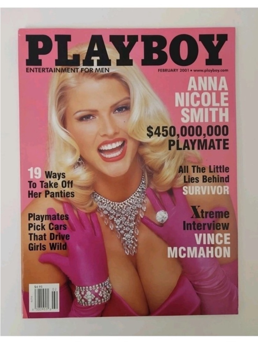 PLAYBOY Anna Nicole Smith ( Playmate Lauren Hill ) February 2001